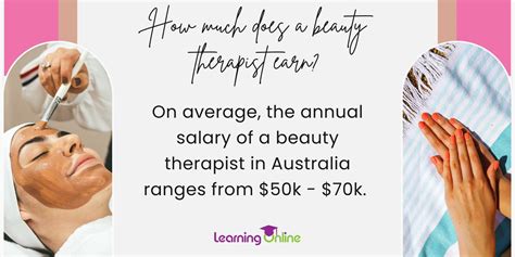 Beauty therapist salary .